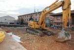 Büyükşehir otobüs garajına idari bina yapılıyor