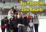 Buz patenciler zoru başardı