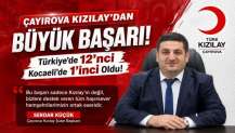 ÇAYIROVA KIZILAY’DAN GURUR TABLOSU!