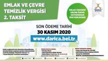 Darıca Belediyesi’nden Emlak vergisi uyarısı