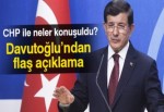 Davutoğlu açıklama yaptı