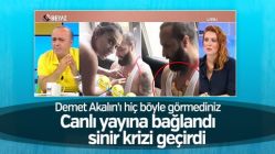 Demet Akalın canlı yayında ağladı