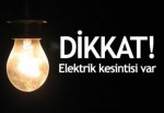 Dikkat! Elektrik Kesintisi Var