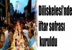 Diliskelesi’nde iftar sofrası kuruldu