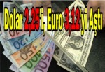 Dolar 2,25'i, Euro 3,12'yi Aştı