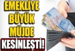 Emekliye büyük müjde