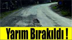 Gebze Mudarlı Köyünde yol çalışması yarım bırakıldı!