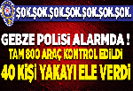 GEBZE POLİSİ ALARMDA!