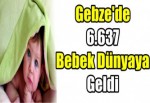 Gebze'de 6.637 çocuk dünyaya geldi