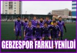 GEBZESPOR FARKLI YENİLDİ