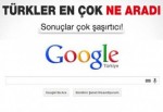 Google'de en çok bunları aradık