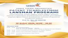 GTÜ’de Bilgi Katma Değere Dönüşüyor: Patent Ticarileşme Lansmanı