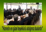 "Hizmetin en güzel teşekkürü aldığımız dualardır"