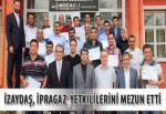 İZAYDAŞ, İPRAGAZ yetkililerini mezun etti