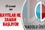 KAYITLAR NE ZAMAN BAŞLIYOR?