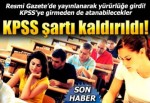 Kaymakam olmak için KPSS'ye girmek gerekmeyecek