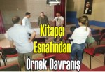 Kitapçı esnafından örnek davranış