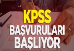 KPSS başvuruları başladı