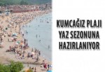 Kumcağız plajı yaz sezonuna hazırlanıyor