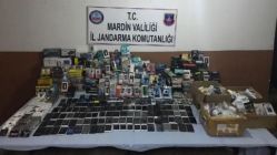 Mardin'de kaçak cep telefonu operasyonu