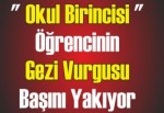 Mezuniyet töreninde “Gezi” dedi; birinciliği tehlikeye girdi!