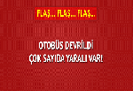 Otobüs devrildi: Çok sayıda yarlı var!