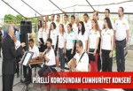 Pirelli korosundan Cumhuriyet konseri