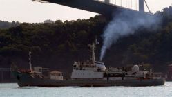 Rus istihbarat toplama gemisi İstanbul Boğazı'ndan geçti