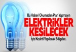 SEDAŞ planlı elektrik kesintisi