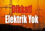 SEDAŞ planlı elektrik kesintisi