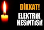 SEDAŞ planlı elektrik kesintisi ilanı...