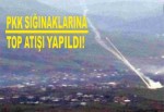 Şemdinli’de PKK sığınaklarına top atışı.