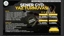 Şener GYD'den 12 bin lira ödüllü turnuva