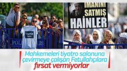 Suikast girişimi davasına hain tişörtüyle geldiler