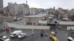 Taksim'deki cami alanında şantiye hazırlıklarına başlandı