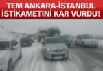 TEM Ankara-İstanbul istikametinde ulaşım tek şerit