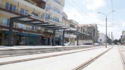 Tramvayda duraklar şekil almaya başladı