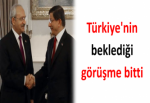 Türkiye'nin beklediği görüşme bitti