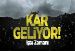 Türkiye'ye Kar Geliyor!