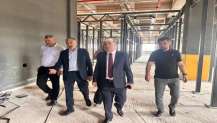 Yeni Hizmet Binasında Çalışmalar Tüm Hızıyla Sürüyor