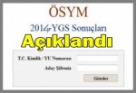 YGS sonuçları açıklandı