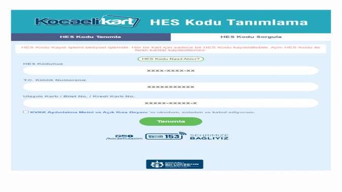 Toplu taşımaya HES kodu ile binilecek