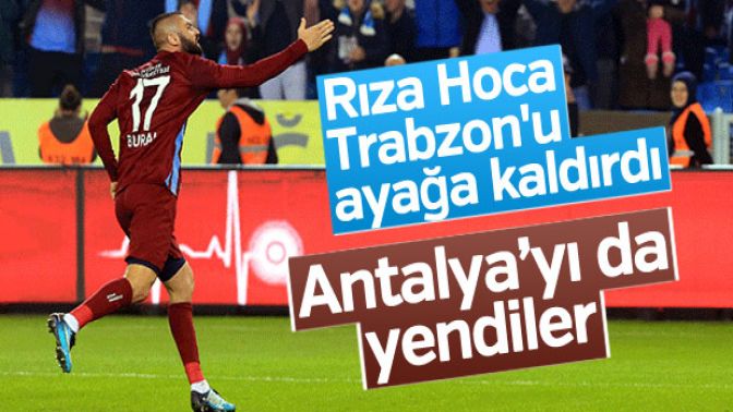 Trabzon, Antalyaspora 3 attı