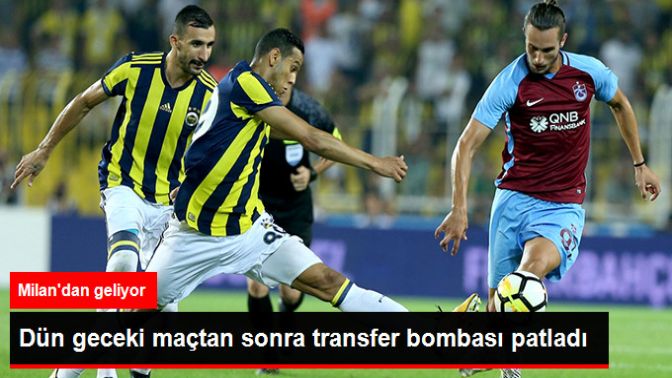 Trabzonspor, Fenerbahçe Maçı Sonrası Sosayla Anlaştı