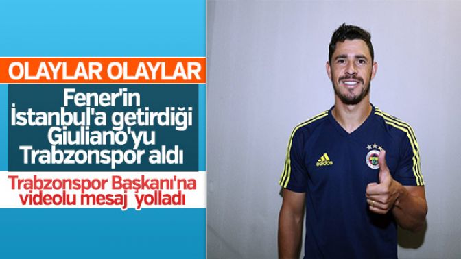 Trabzonspordan Giuliano hamlesi