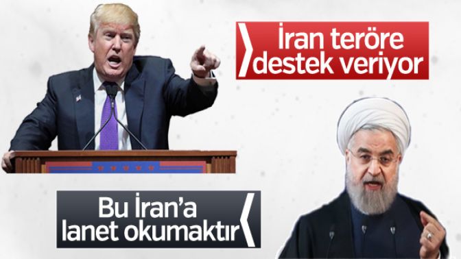 Trump: İran teröre destek veriyor