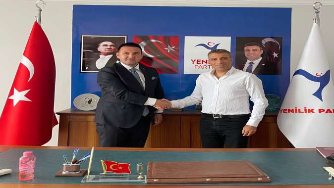 TÜMKON Başkanı Atıcı , Yenilik Partisi’ni ziyaret etti