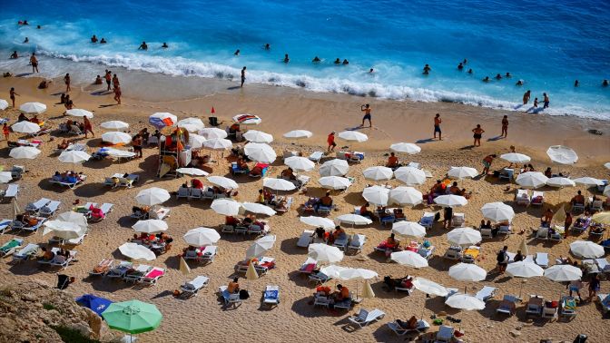 Turistlerin gözü Kaşta