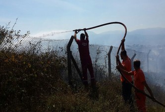 Üçtepeler’de yangın