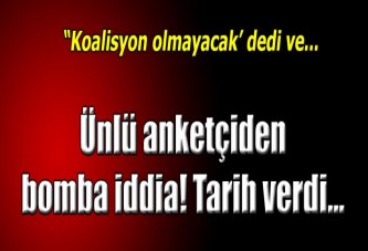 Ünlü anketçiden bomba tespit